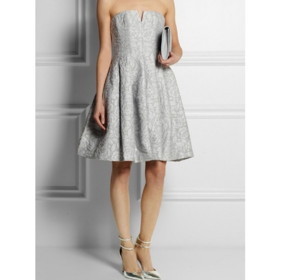 NWT HALSTONStrapless Tulip Skirt Dress